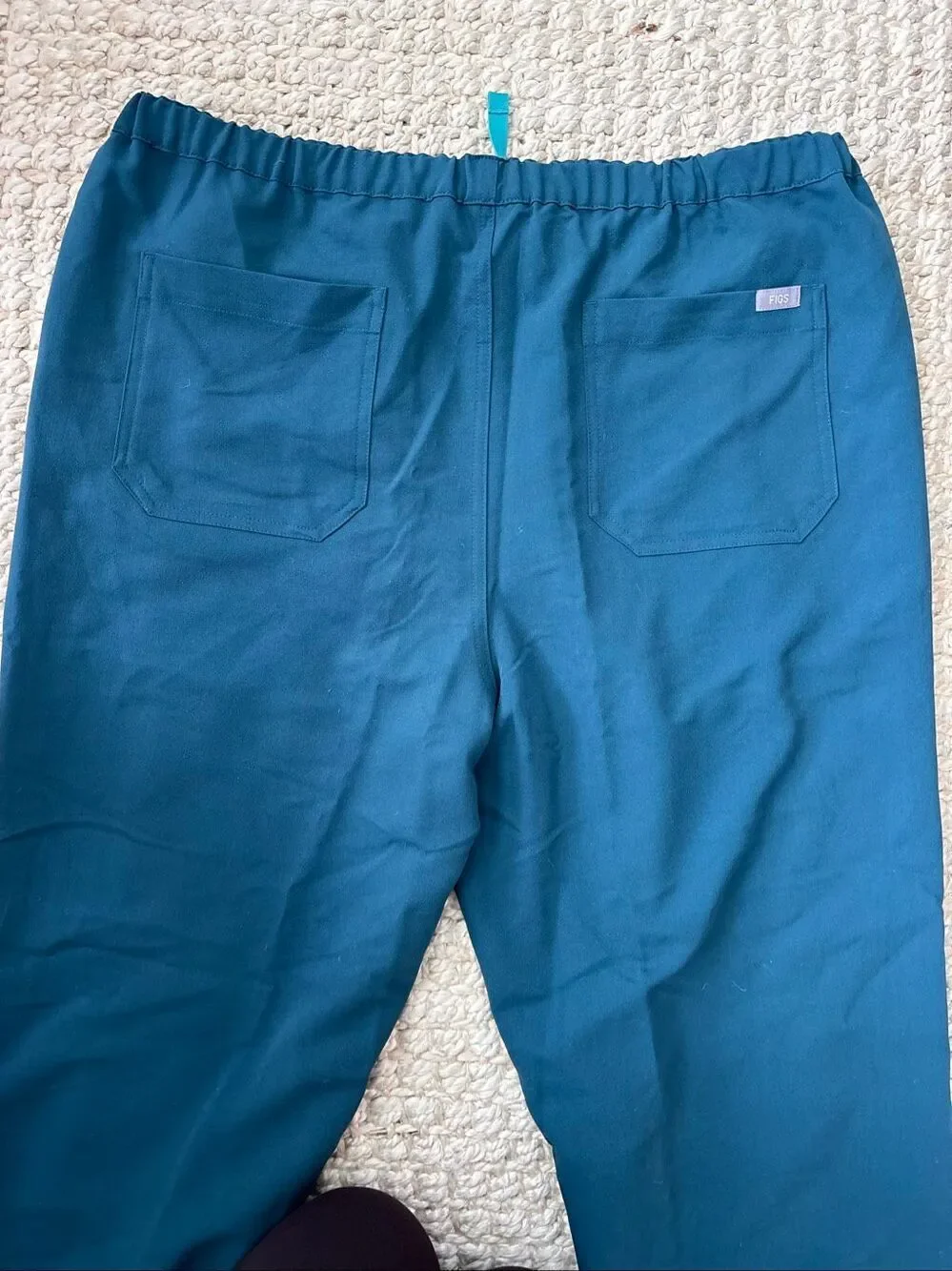 NWT FIGS Technical Scrub Pants | Performance Stretch Medical Uniform XL dark tea